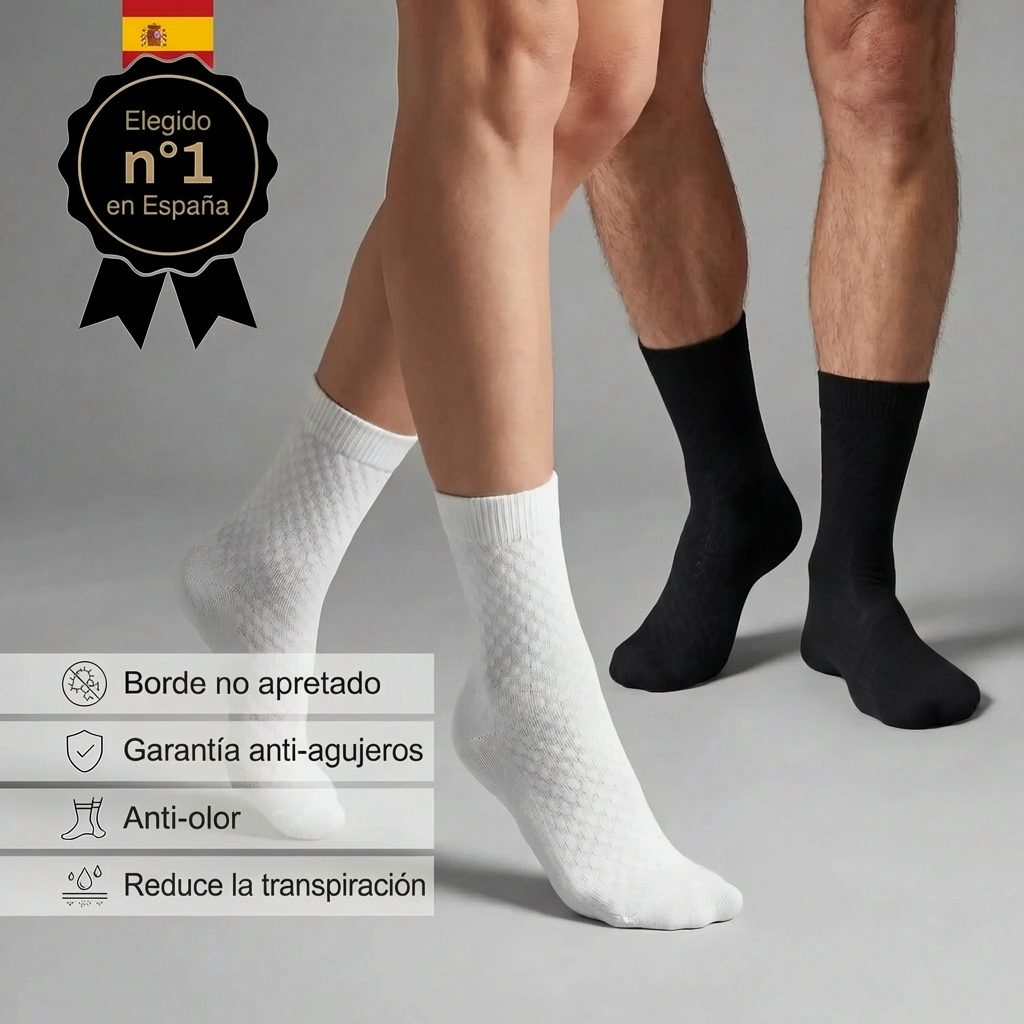 CALCETINES SALVYNE DE MEDIA CAÑA EN FIBRA DE BAMBÚ PREMIUM