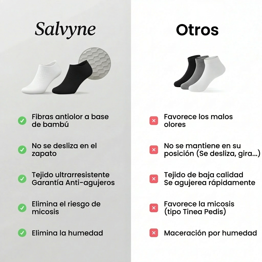 CALCETINES CORTOS SALVYNE EN FIBRA DE BAMBÚ PREMIUM
